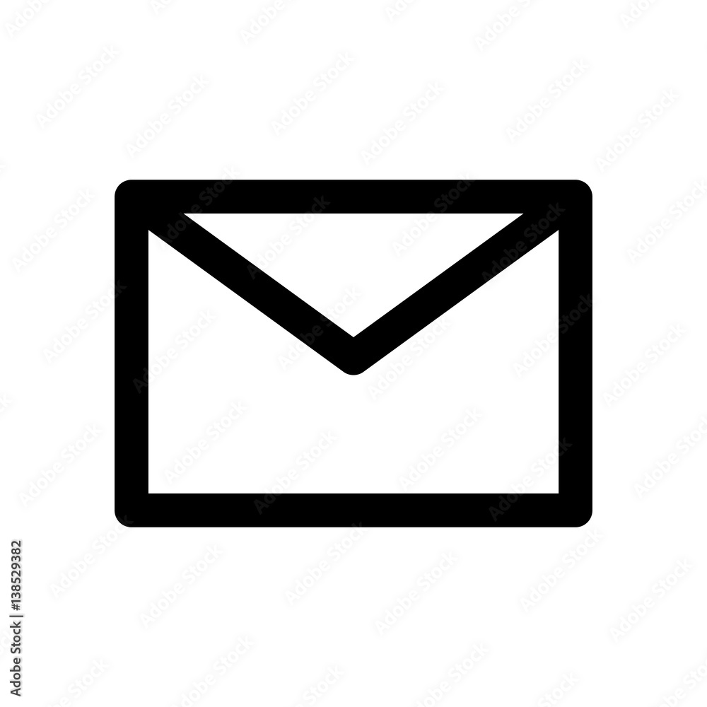 Email or mail symbol icon vector illustration graphic design Email or mail symbol icon vector illustration graphic design