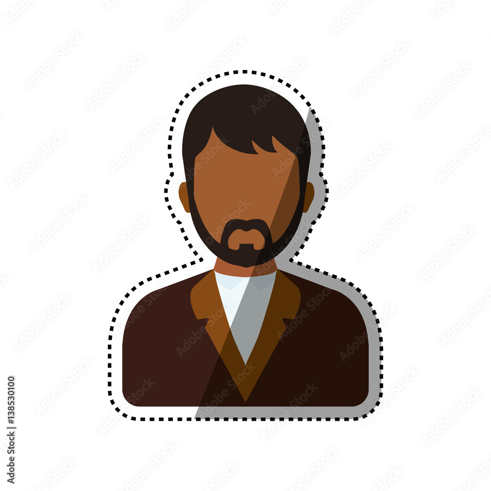 Young man profile icon vector illustration graphic design Young man profile icon vector illustration graphic design