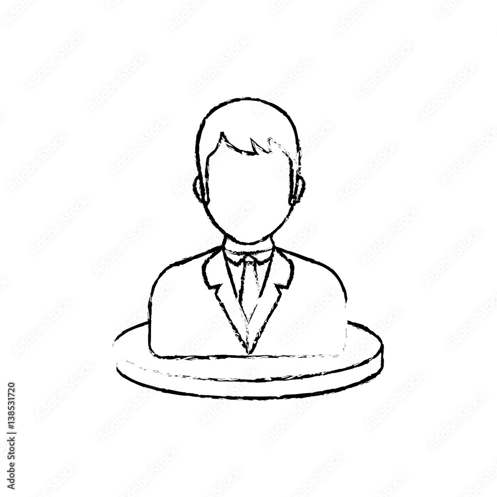 Businessman executive profile icon vector illustration graphic design Businessman executive profile icon vector illustration graphic design