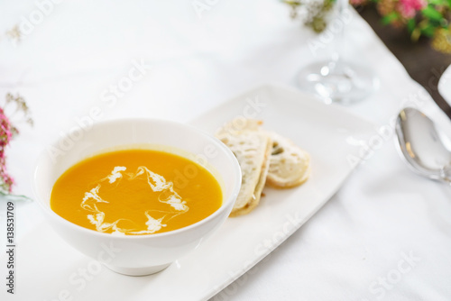 pumpkin cream soup