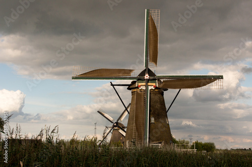 alblasserdam kinderdijk mulini a vento museo all'aperto Olanda Europa photo