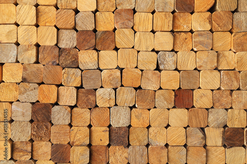 Photos Wood log pile background