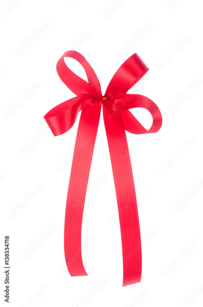 ribbon isolated on white background.