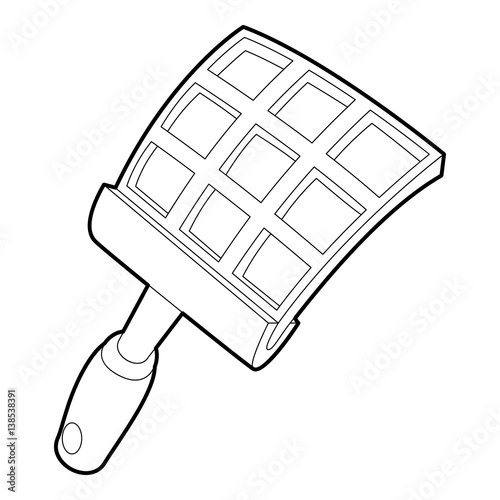 Swatter icon, outline style