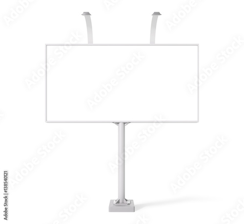 Blank billboard day view mock-up