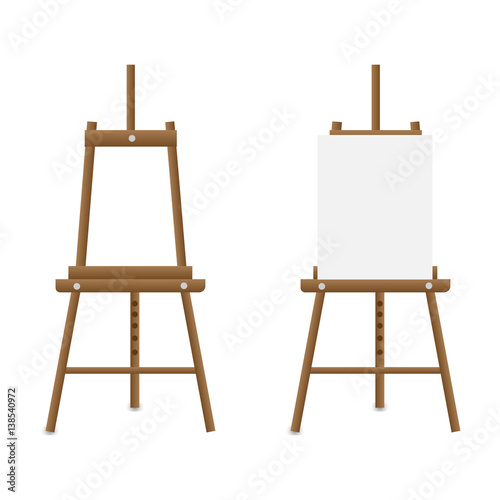 Blank easel set