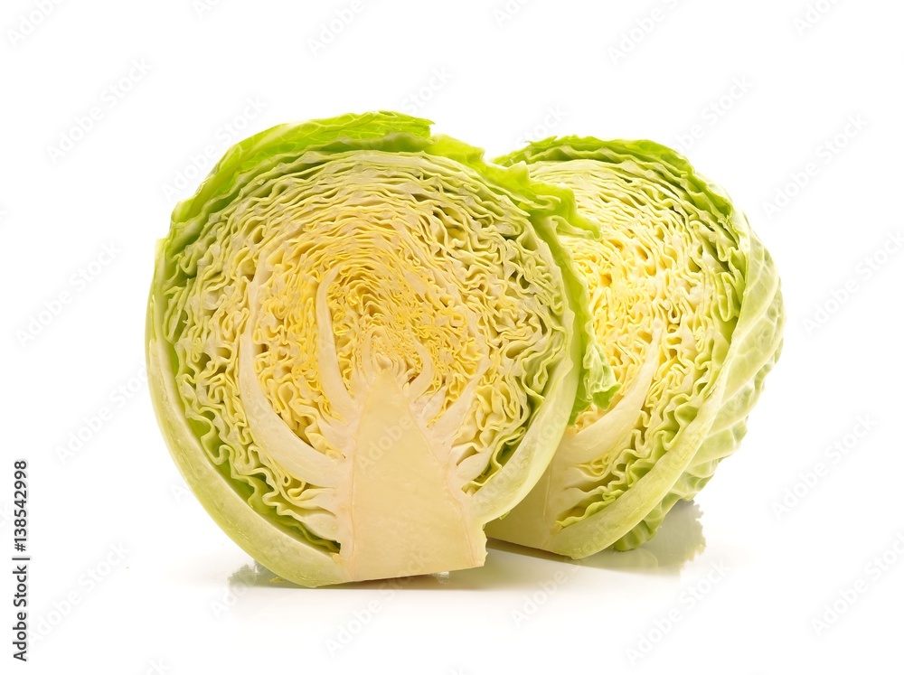 cabbage isolated on white background cabbage isolated on white background
