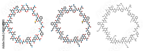 Beta-endorphin endogenous opioid peptide molecule.