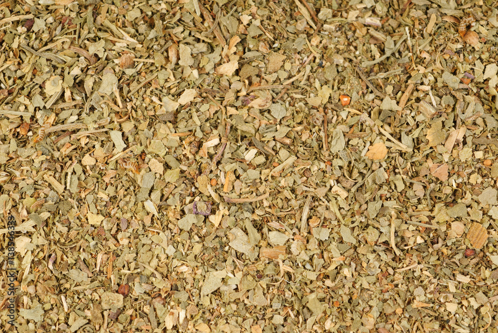 Fototapeta premium Close up image of khmeli-suneli as backgroumd. Georgian traditional spices