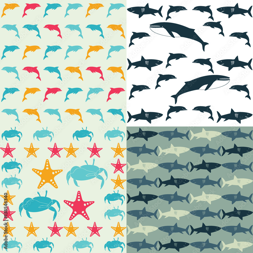 underwater sea set 4 pices underwater sea set 4 pices