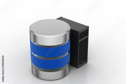 Database battery with server
