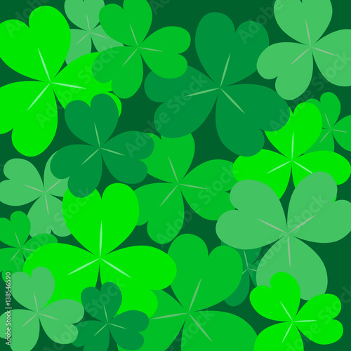 Shamrock background. Saint Patrick's Day