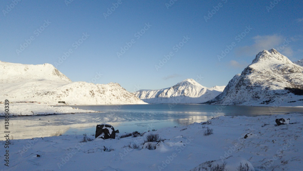 Winter auf den Lofoten, Norwegen