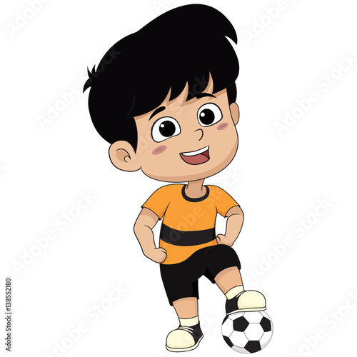 kid stand idle pose.