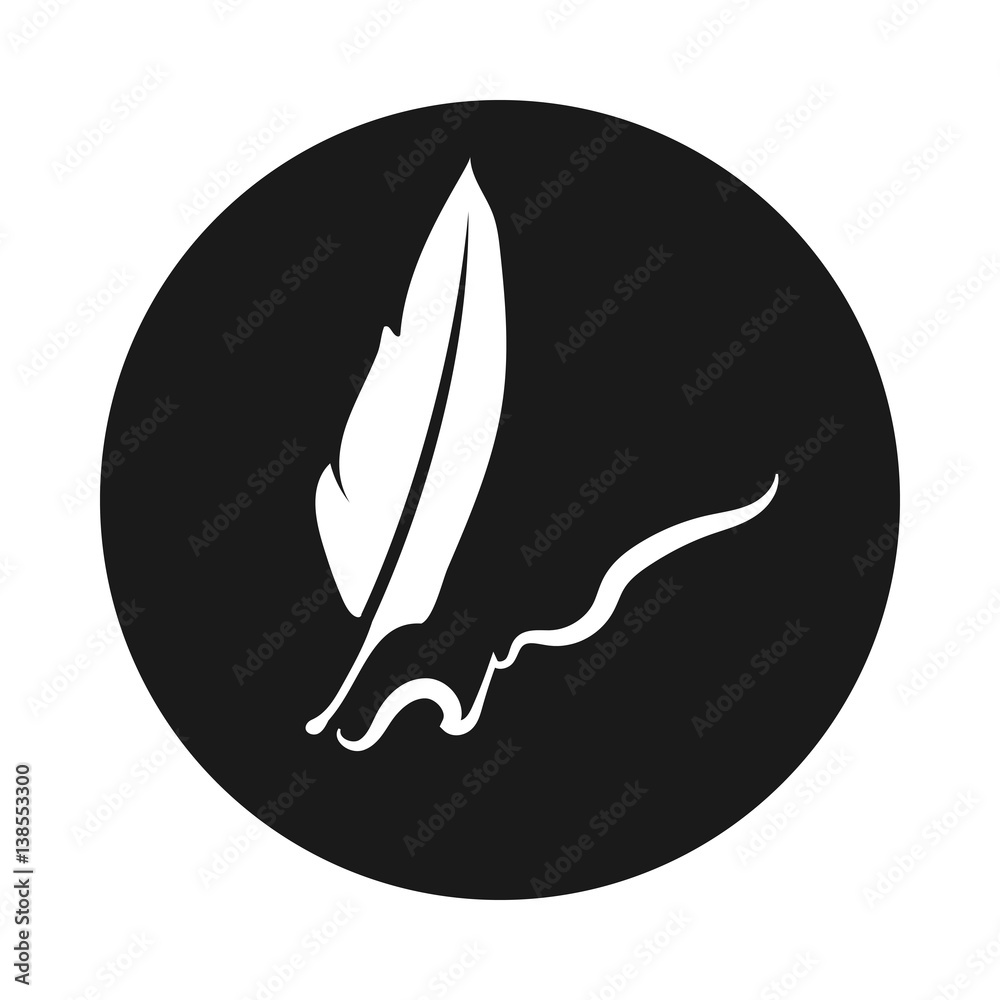 literature icon feather,elegance antique pen, poet sign quill ,writing symbol plume , literature icon feather,elegance antique pen, poet sign quill ,writing symbol plume ,