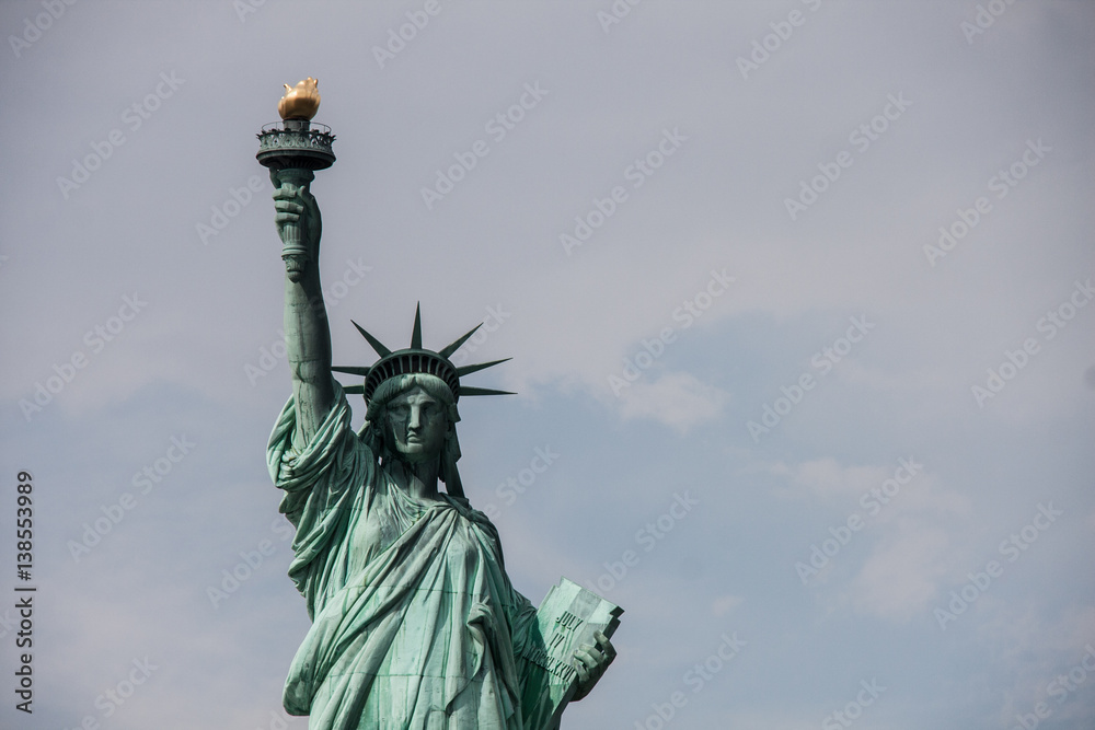 Postcard from New York:  Statue of Liberty