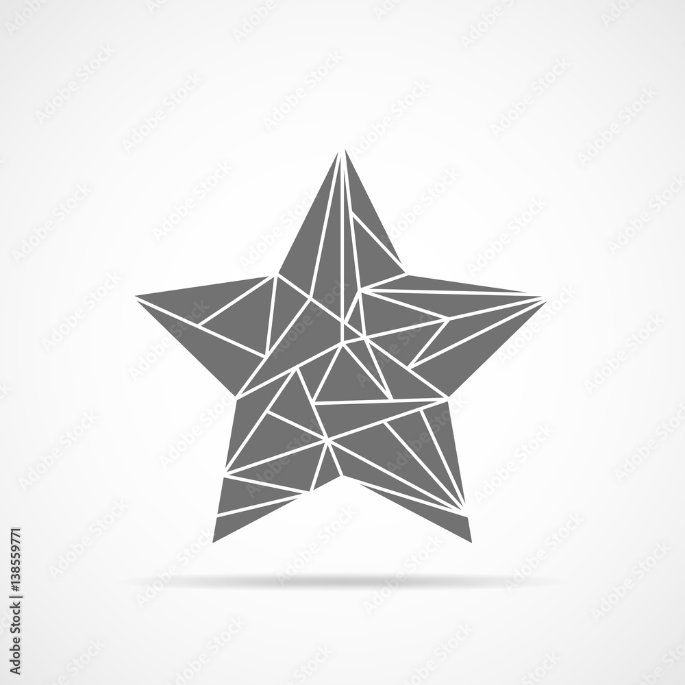 Obraz premium Star icon. Vector illustration.