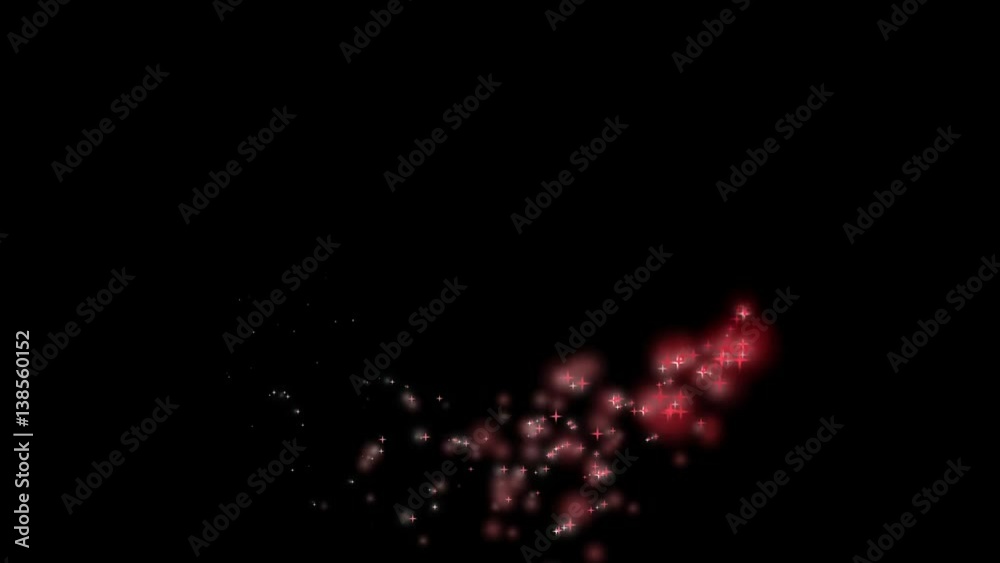 4K Seamless Looping Blue Multi Colours Color Large Field Particles Black Abstract Background 4K Seamless Looping Blue Multi Colours Color Large Field Particles Black Abstract Background