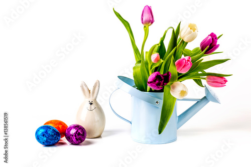 eggs candle foer easter isolated photo