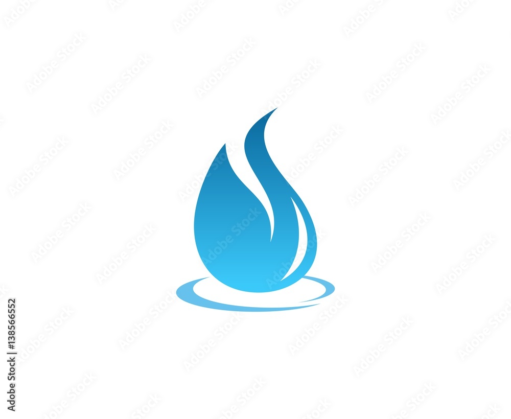Water drop logo Water drop logo