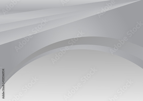 gray abstract waves background vector and copy space