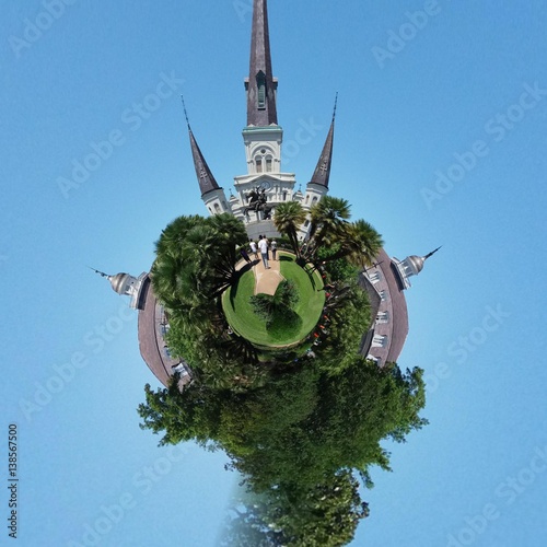 360 Grad New Orleans - Jackson Square mit St.-Louis-Kathedrale