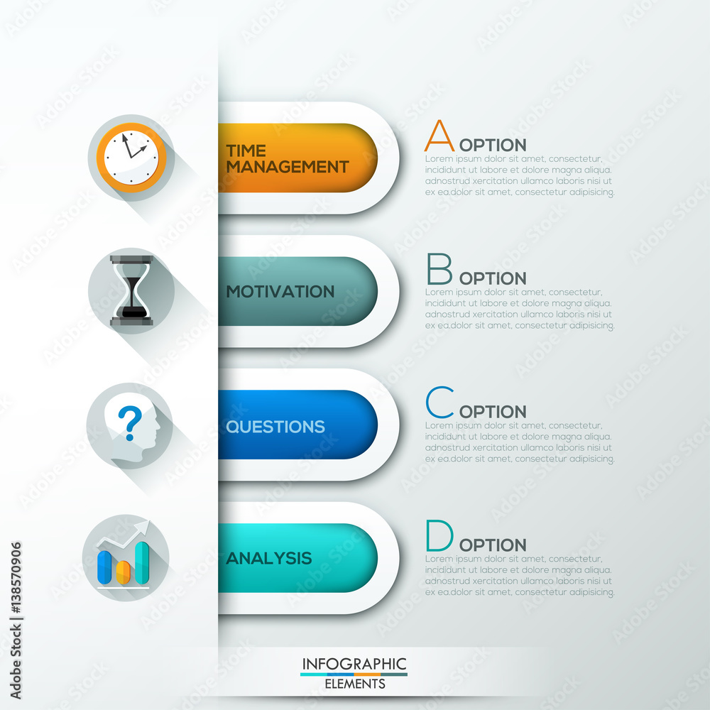 Modern infographic option banner Modern infographic option banner