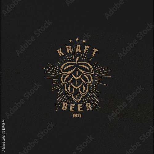 Craft beer logo 