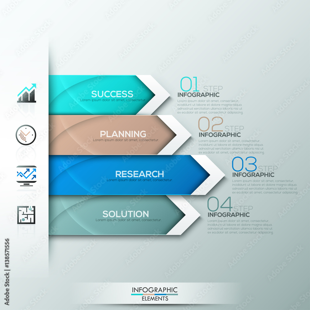 Modern infographics options banner Modern infographics options banner