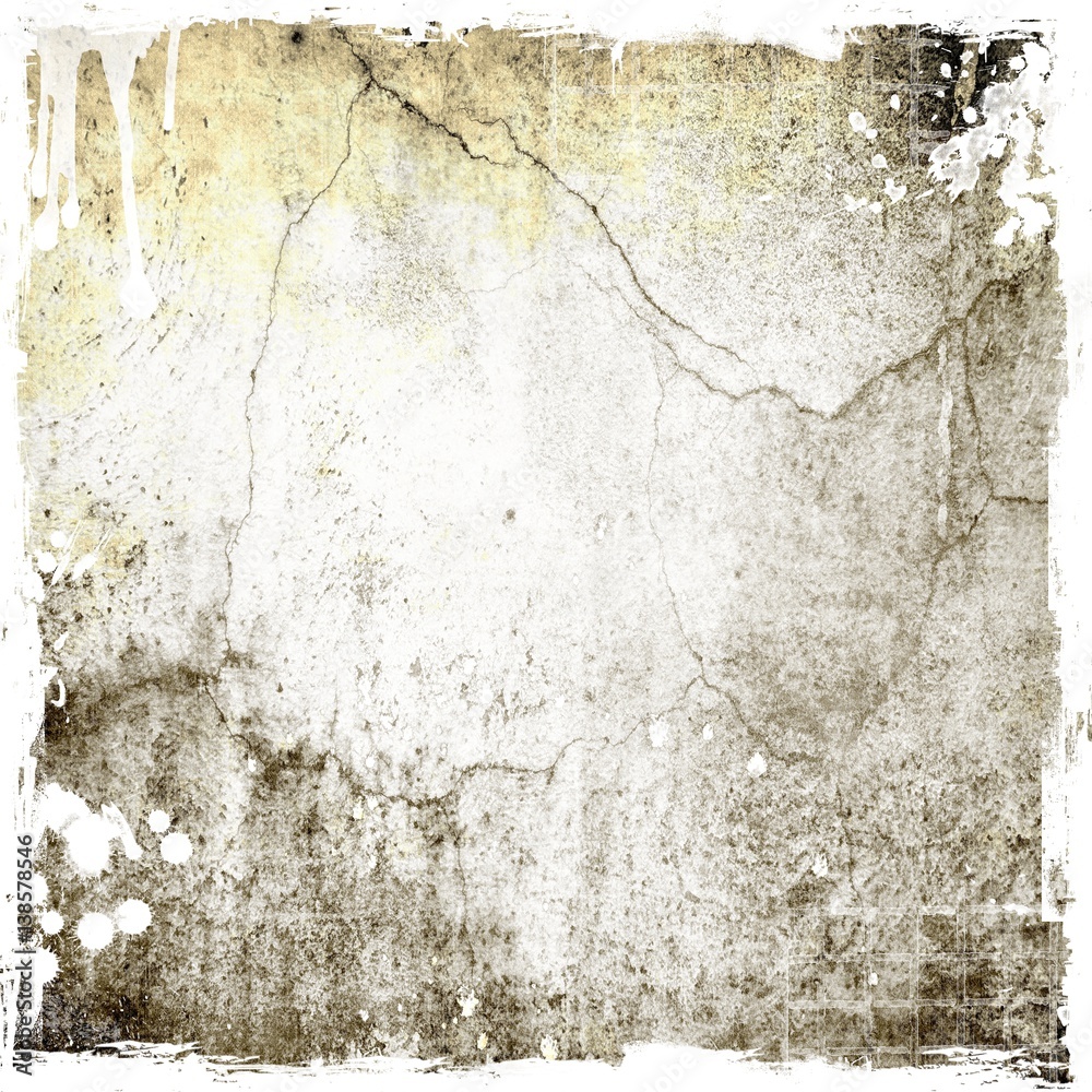 Fototapeta premium Grunge cracked texture background. Sepia tones.