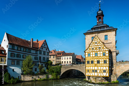 Scenic landscape of the Old Town Hall, Bamberg