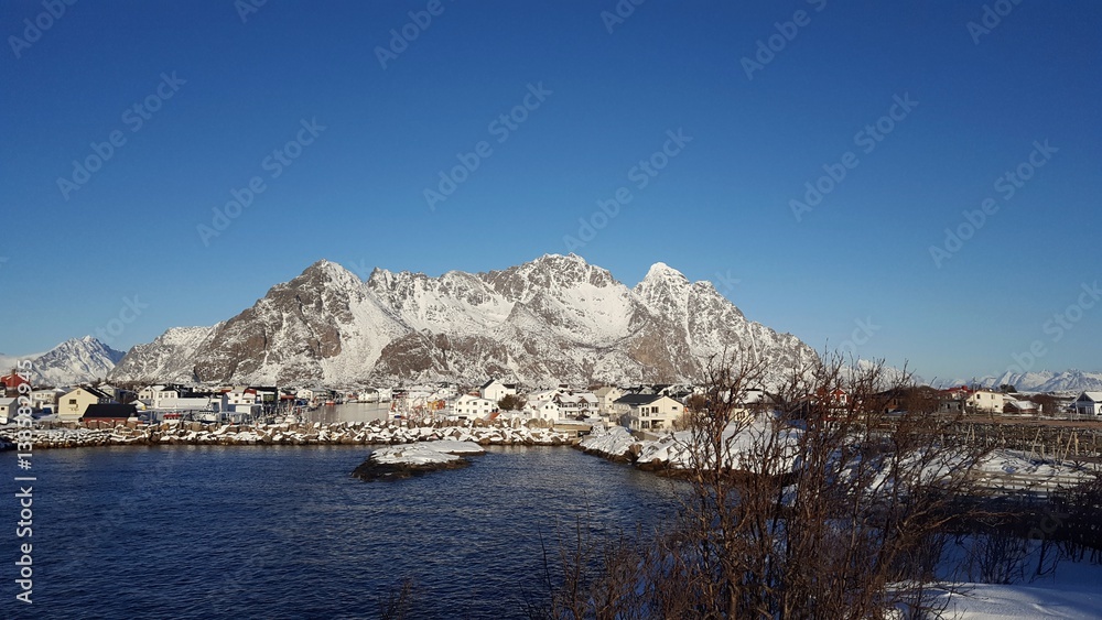 Hennigsvaer, Lofoten, Norwegen