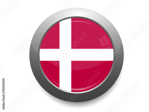 Free Download Denmark flag button - GFXLoad