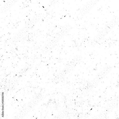 Isolated abstract speckled white seamless texture with dirty effect vector illustration, old wallpaper background. photo