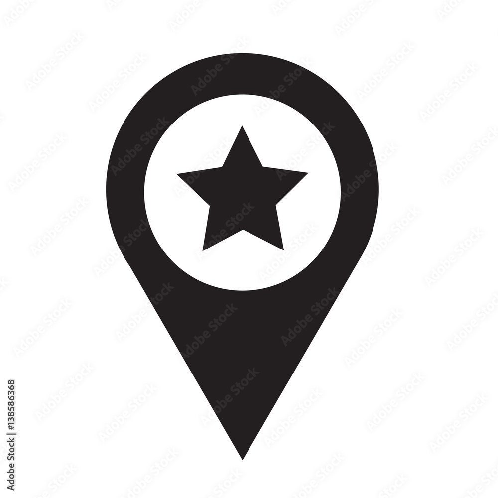 Map pointer pin icon Vector Illustration Map pointer pin icon Vector Illustration