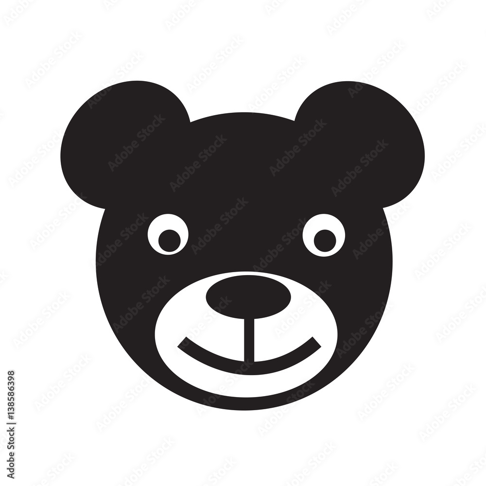 bear icon Vector Illustration bear icon Vector Illustration