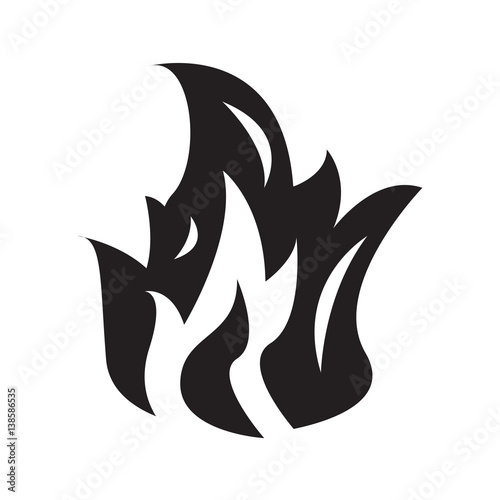Fire Flame icon vector illustration