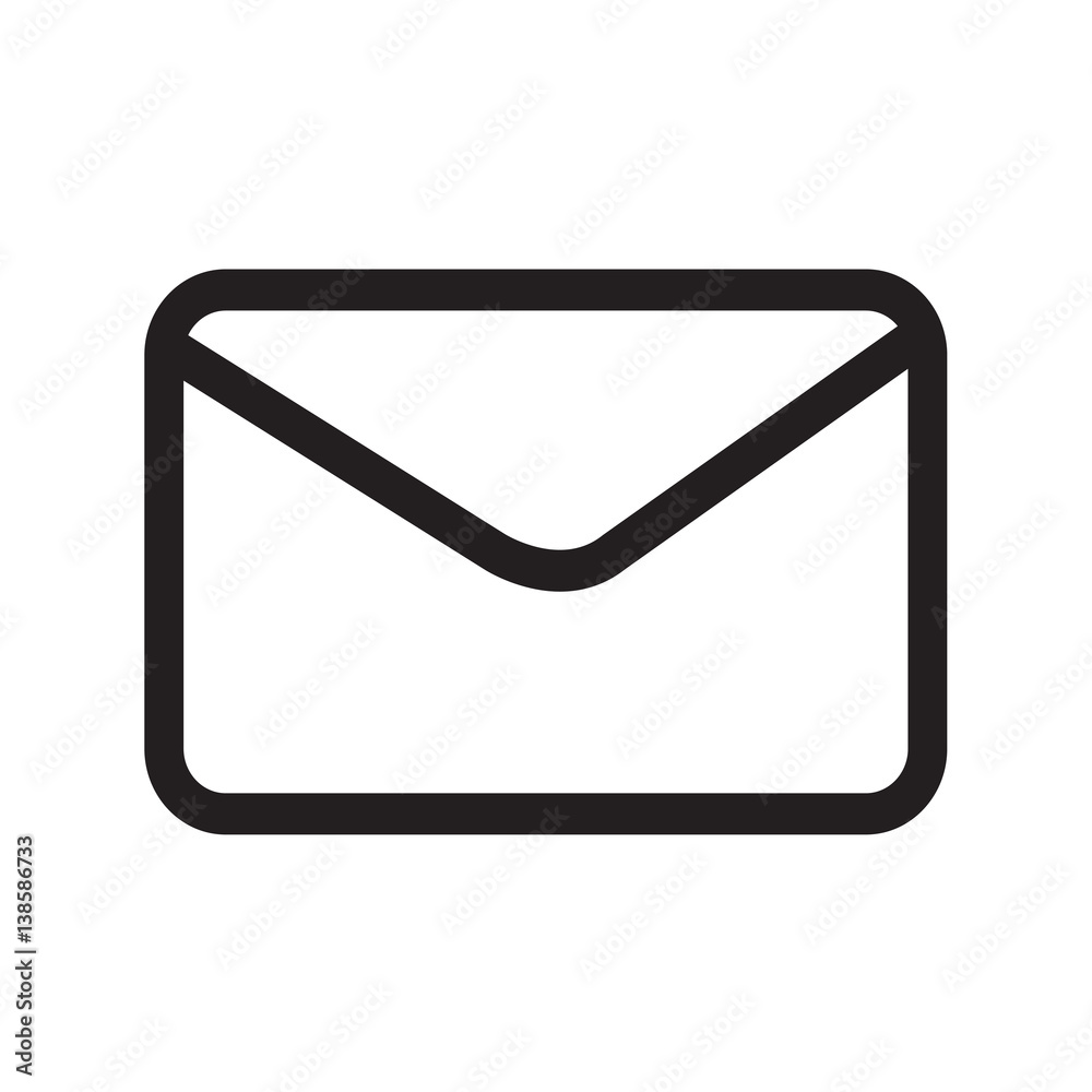email icon vector illustration email icon vector illustration