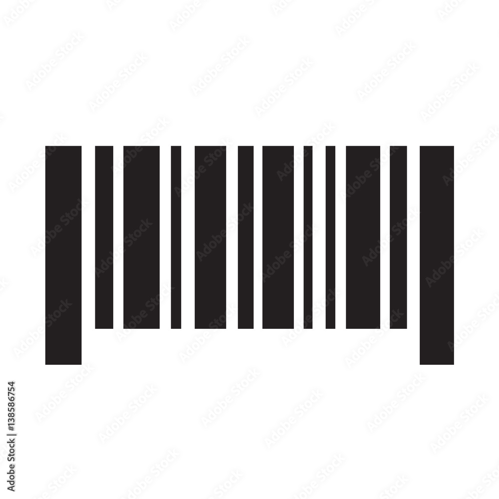 Barcode icon vector illustration Barcode icon vector illustration