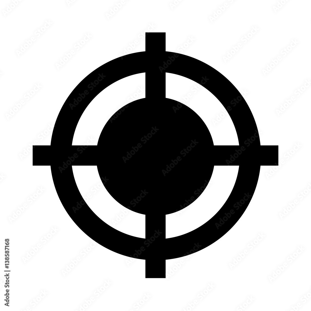 Target icon vector illustration Target icon vector illustration