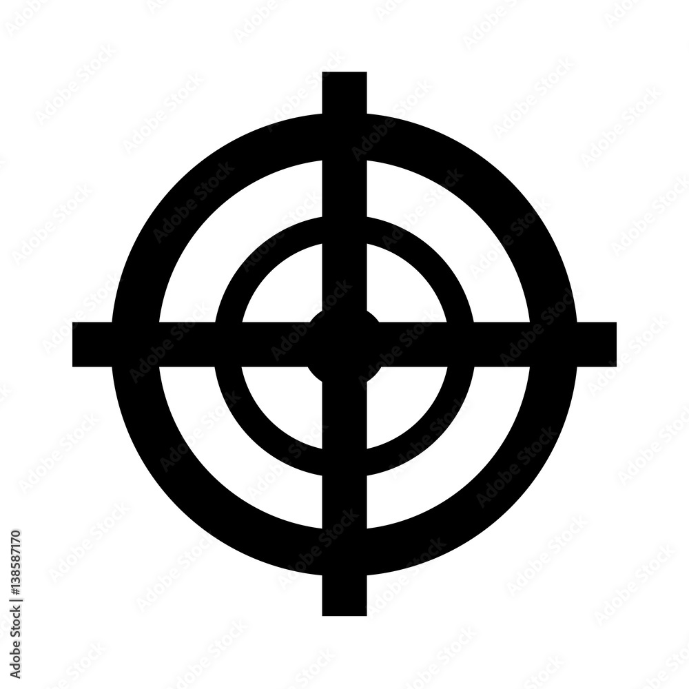 Target icon vector illustration Target icon vector illustration