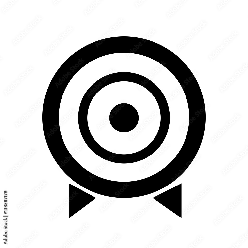 Target icon vector illustration Target icon vector illustration