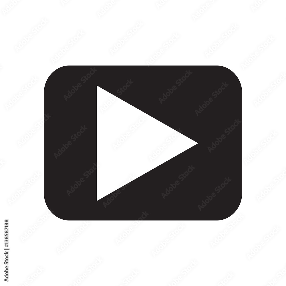 Play icon vector illustration