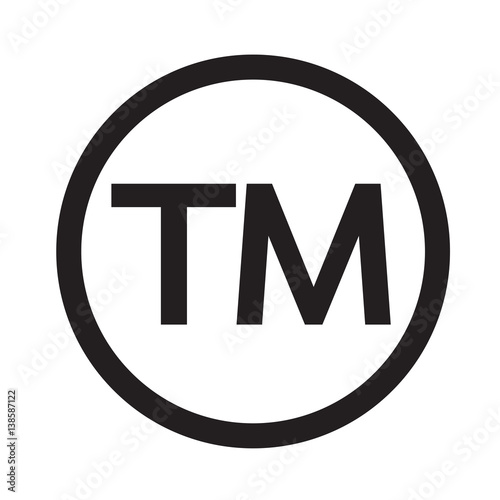 Trademark Symbol Icon vector illustration