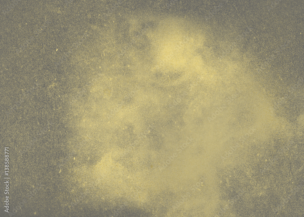 Grey textured background with bright yellow patches. Background color