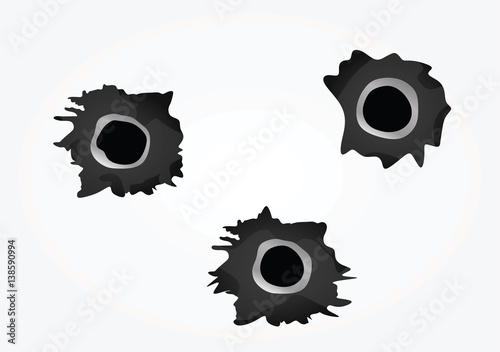 Bullet hole vector