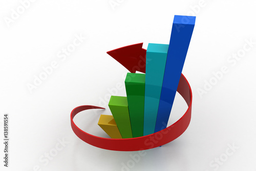 Financial growth security concept