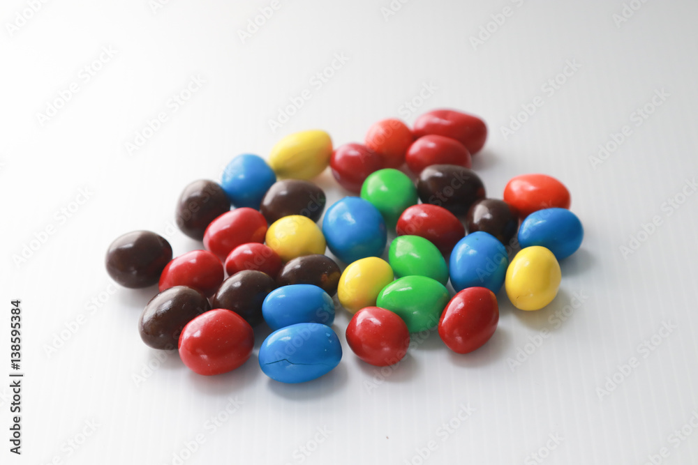 a lot of colorful chocolate candies a lot of colorful chocolate candies