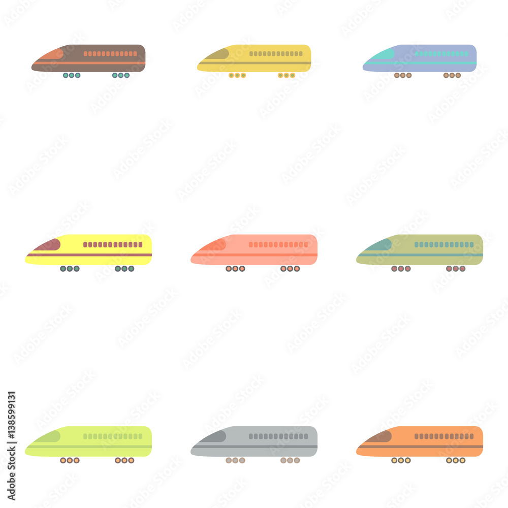 Naklejka premium stylish icon in flat style travel airplane collection