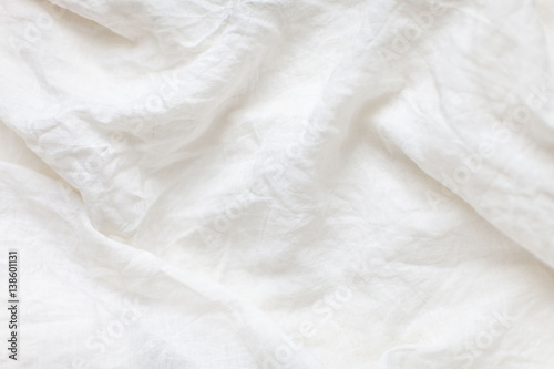 White linen cloth background photo